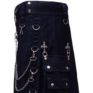 Scottish Fashion Utility Kilt Custom Handmade 100%